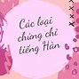 Mua Chứng Chỉ Hàn