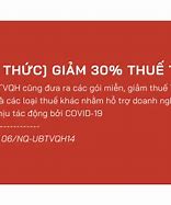 Quy Định Giảm 30 Thuế Tndn Năm 2021